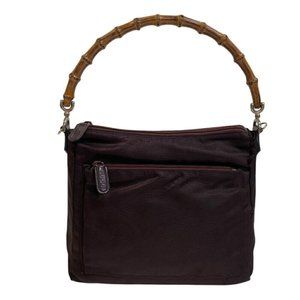 GUCCI 000・2032・0509 Bamboo Handbag, Women's, Purple